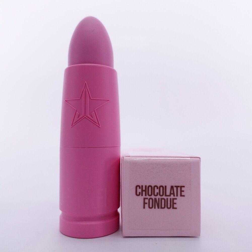 Jeffree Star Velvet Trap Lipstick Chocolate Fondue Brown Orange Undertone New